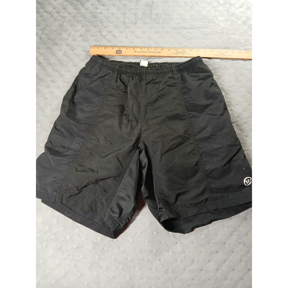 Canari Mens Black Padded Cycling Shorts 2-in-1 Mountain Bike MTB Liner Shorts